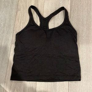 Lululemon ribbed crop tank